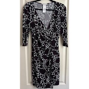 Laundry by design Purple and Black Dress Size 12